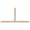 Ekena Millwork Portland Smooth Timber Gable Bracket, Douglas Fir, 72"W x 36"H x 3 1/2"D x 3 1/2"F, 12/12 Pitch GBW072X36X0404POR00SDF - alternate 1